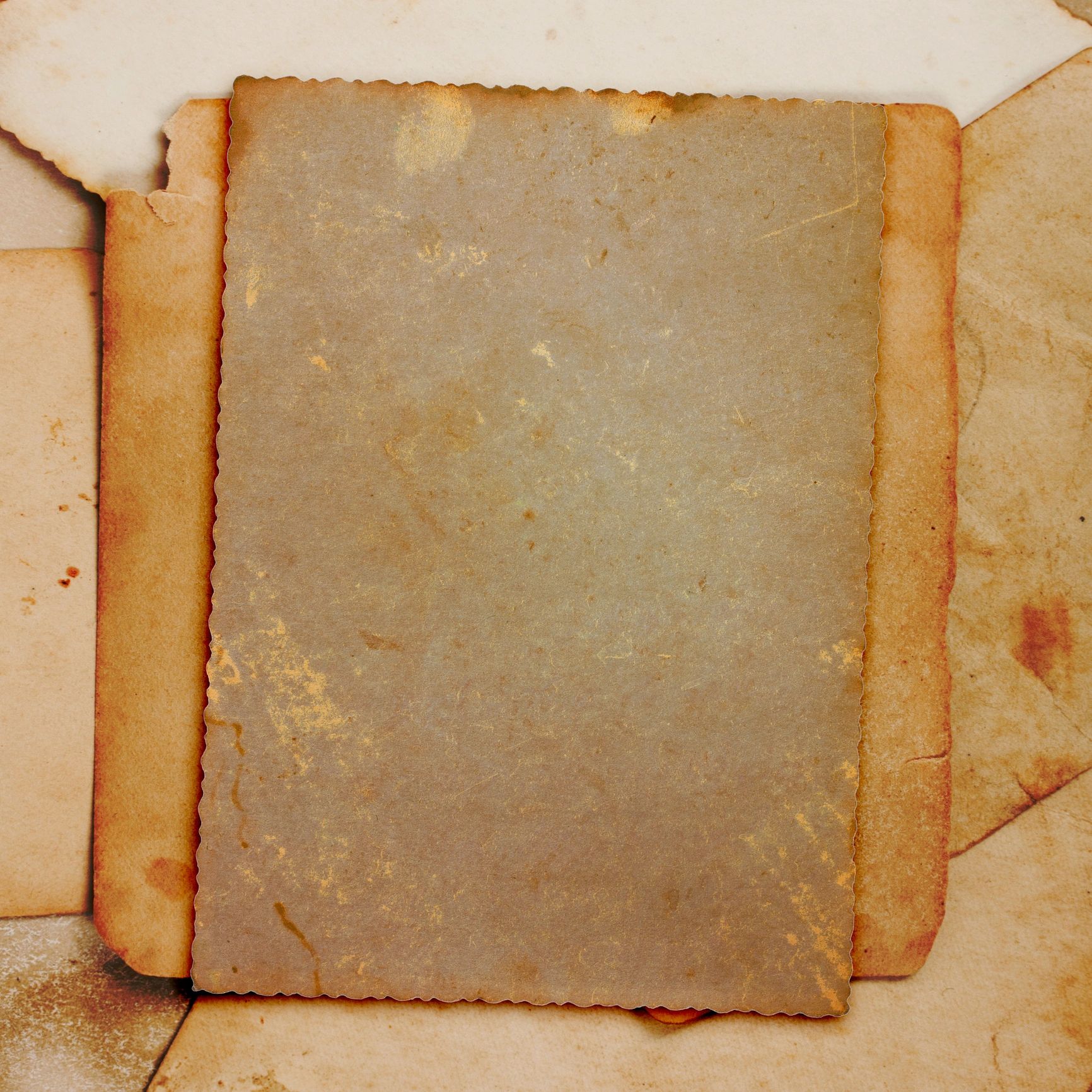 Folded vintage paper texture representing creases and wear